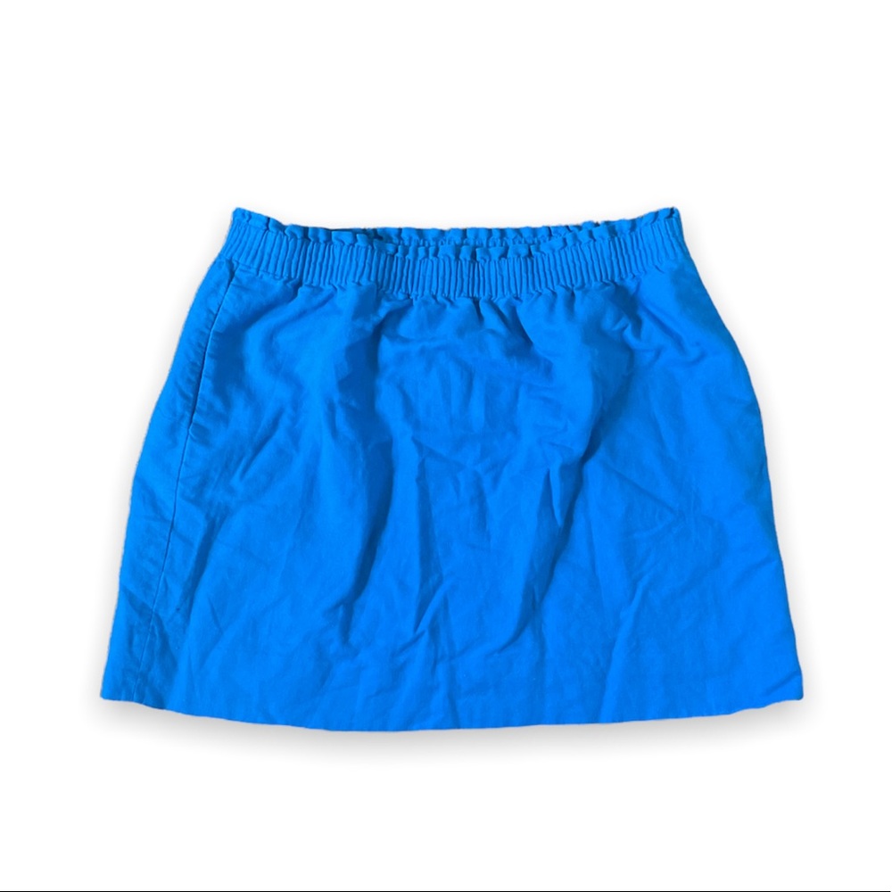J. Crew Factory Bright Blue Mini City Skirt